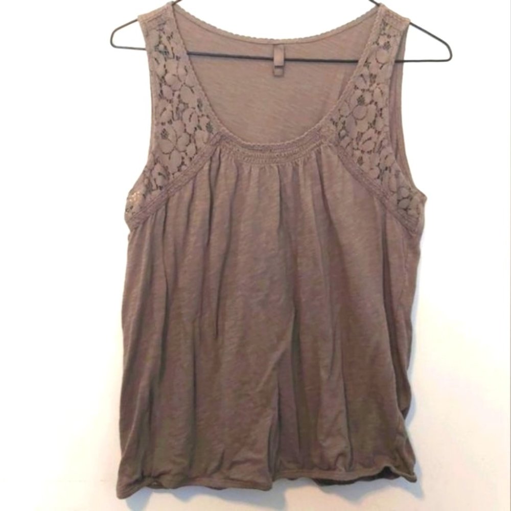 DENVER HAYES | Girls Tank Top Brown Size Large